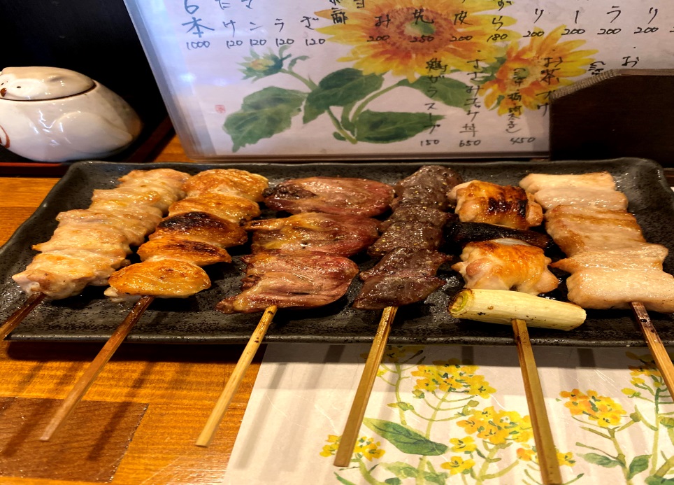 日式烤雞串