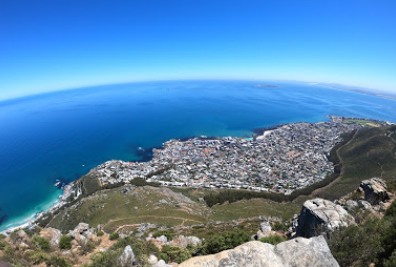 top view from table mountain