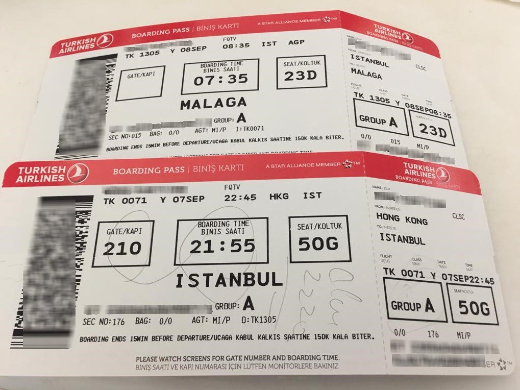 turkish airline ticket