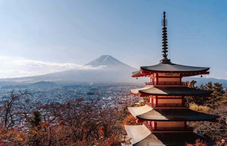【日本｜東京出發】富士山河口湖一日遊｜河口湖遊船・忍野八海・新倉山淺間公園